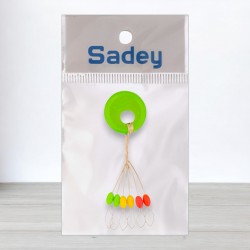 Рибальські стопорки, кольорові, стандарт, 6шт